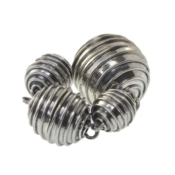 Echt zilveren magneetslot voor sieraden, zilveren magneetsluiting